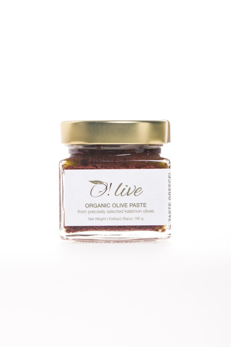 Organic Kalamon olives paste