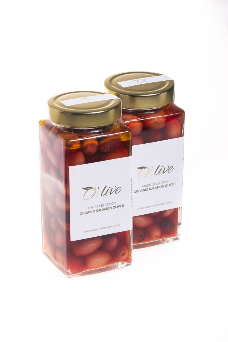 Organic Kalamon Olives in brine and Organic Extra Virgin Olive Oil - Image 2